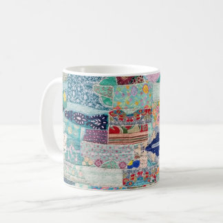 Mug Design de tapisserie Aqua et Blue Quilt