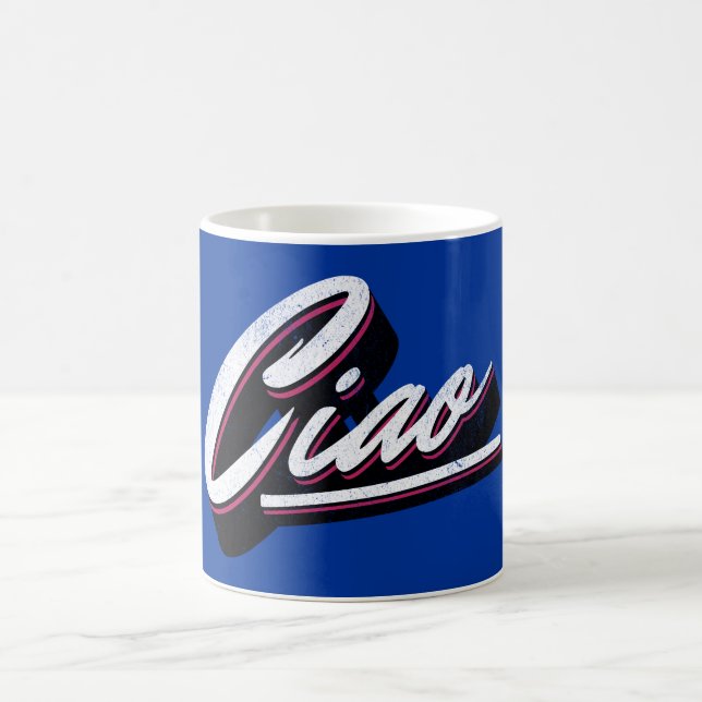 Mug Design de texte Ciao (Centre)