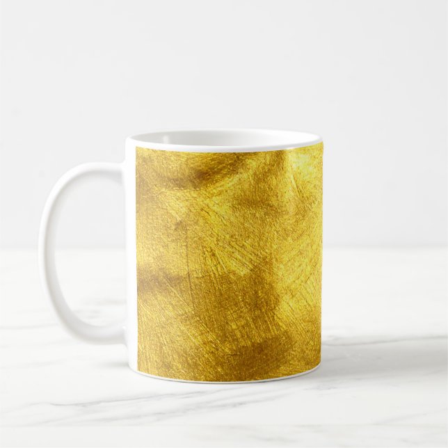 Mug Design de Texture Dorée Luxueux (Gauche)