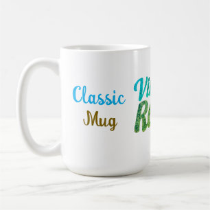 Mug Design de typographie rétro vintage -