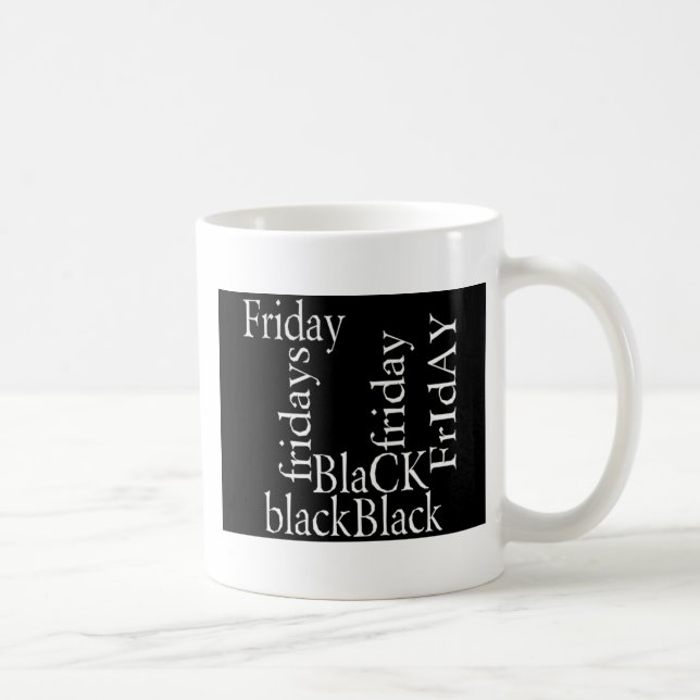 Mug Design de vendredi noir (Droite)