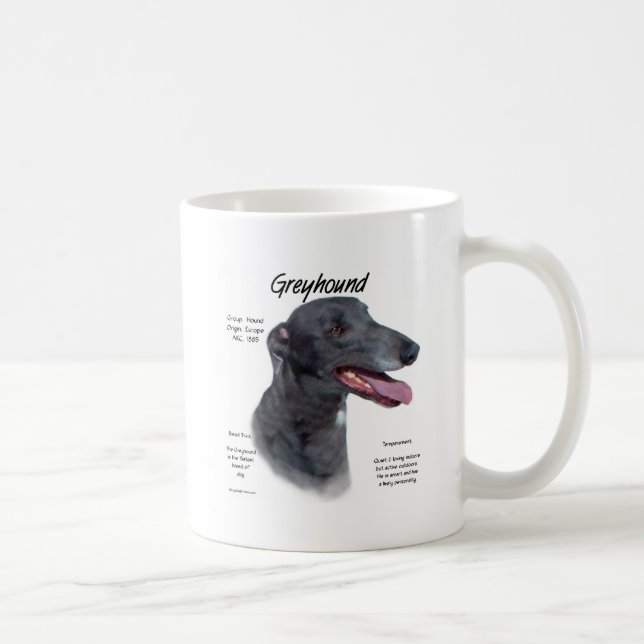 Mug Design d'histoire Greyhound (Droite)