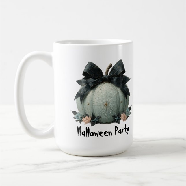 Mug Design élégant Citrouille Halloween Party (Gauche)
