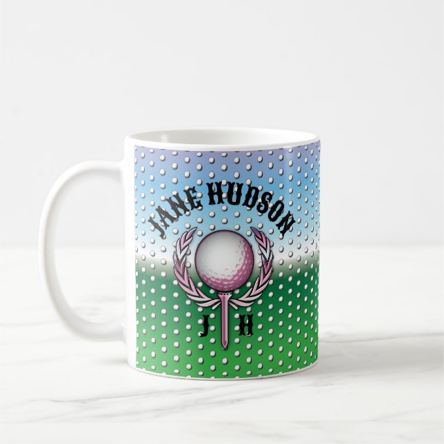 Mug Design élégant de golf pour dames (Gauche)