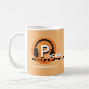 Mug Design élégant, Podcaster, Podcast Publicité