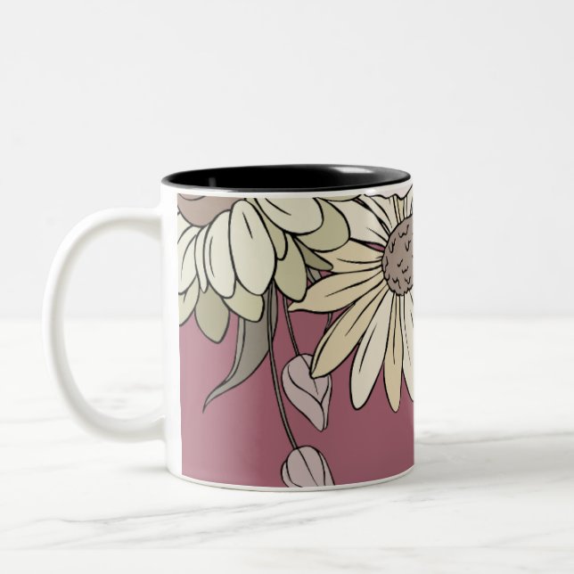 mug design floral  (Gauche)