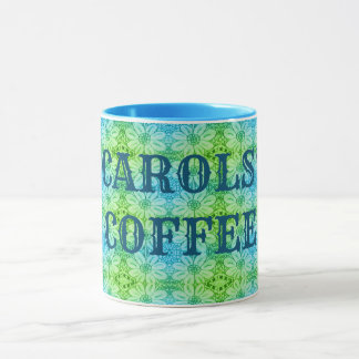 Mug Design floral - Names-Carol