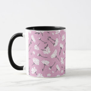 Mug Design Floral Rose - Art Fleur Élégant