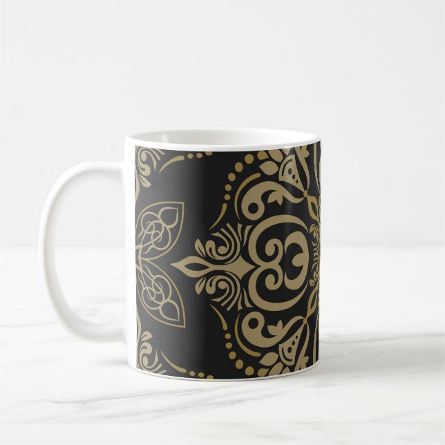 Mug Design floral transparent, vintage, botanique. (Gauche)
