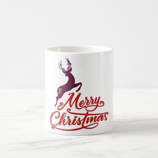 Mug Design Graphique De Noël Et Nouvel An, Animaux Sau (Centre)