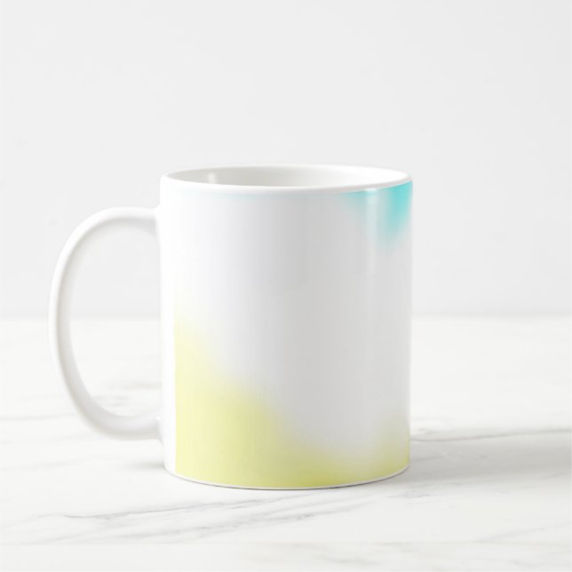 Mug design graphique numérique flou arrière - plan tex (Gauche)