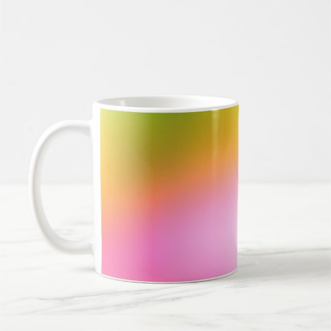 Mug design graphique numérique flou arrière - plan tex (Gauche)