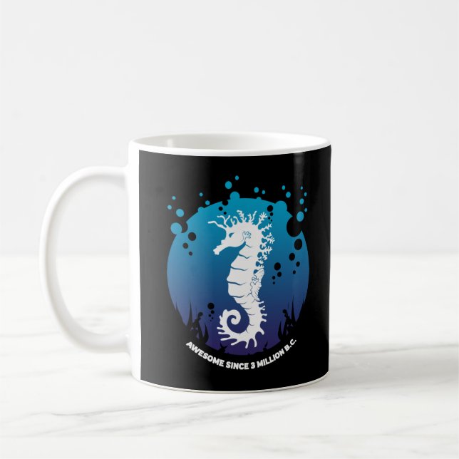 Mug Design graphique Ocean Life - Seahors (Gauche)