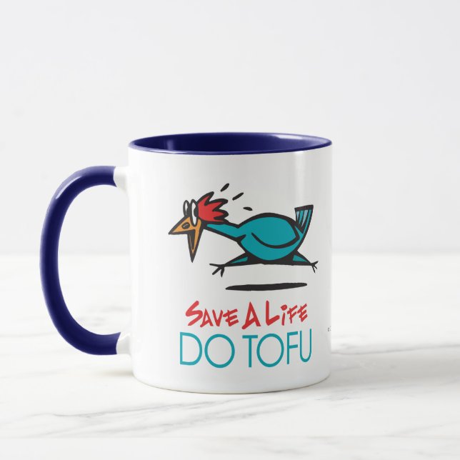 Mug Design humoristique de tofu (Gauche)