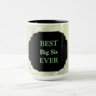 Mug Design 'Meilleure Grande Soeur' rose de luxe