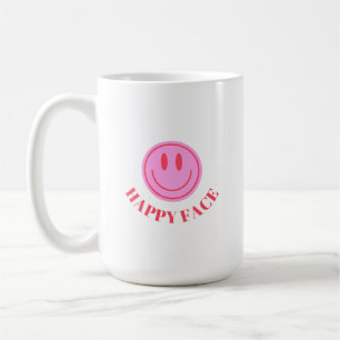 Mug Design minimaliste Emoji rose