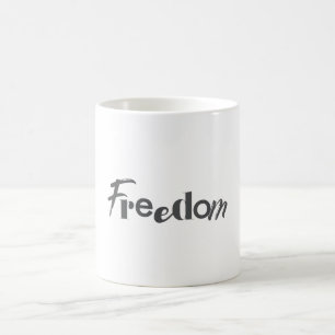 Mug Design moderne, simple, urbain, cool de la Liberté