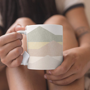 Mug Design montagnard Abstrait