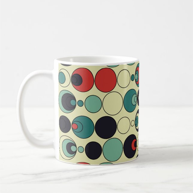 Mug Design motif Abstrait géométrique et transparent. (Gauche)
