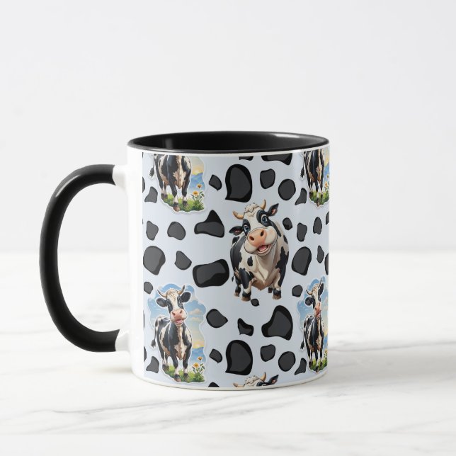 Mug Design Motif animal de vache (Gauche)