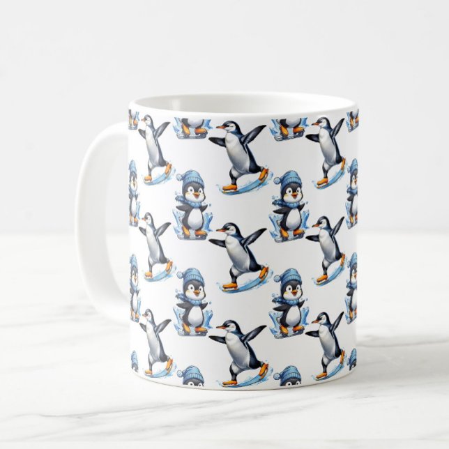 Mug Design Motif de pingouins (Créateur téléchargé)