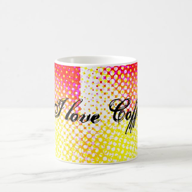 Mug Design Motif rose jaune (Centre)