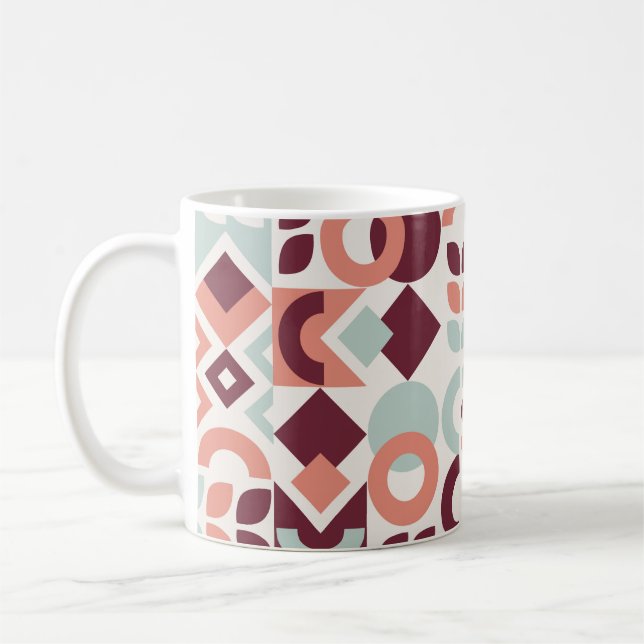 Mug Design motif scandinave. Retro moderne simple b (Gauche)
