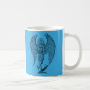 Mug Design noir et bleu Angel
