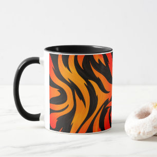 Mug Design orange et noir