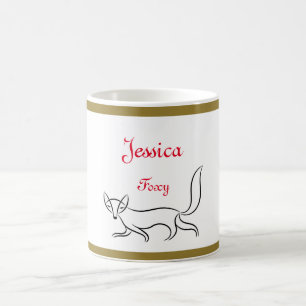 Mug design personnalisé "Foxy"