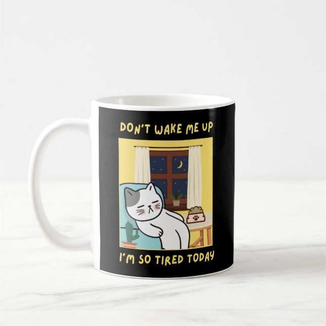 Mug design pour chat amusant pour les enfants - design (Gauche)