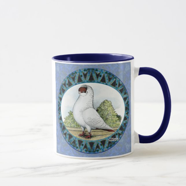 Mug Design Red Casque Pigeon (Droite)