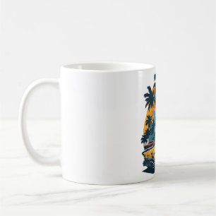 Mug design rétro de voiture classique