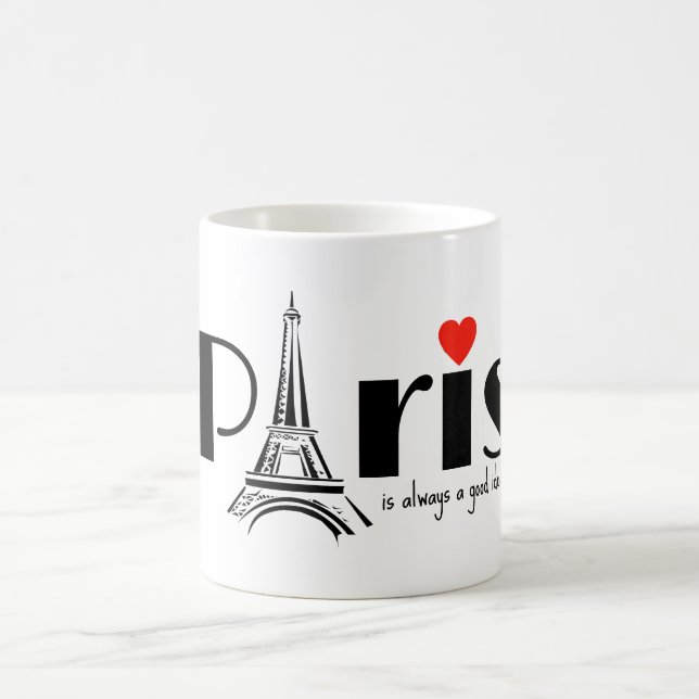 Mug design Tour Eiffel de Paris (Centre)