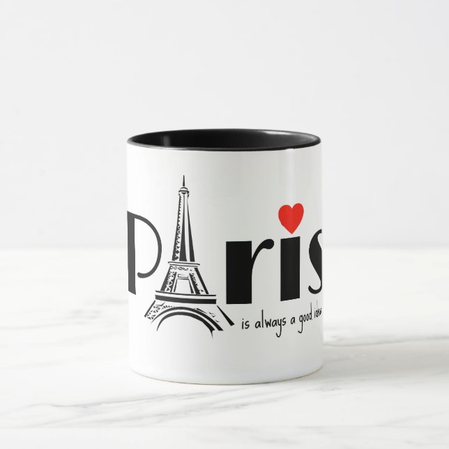 Mug design Tour Eiffel de Paris (Centre)