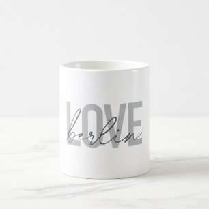 Mug Design urbain, moderne, simple, cool Amour Berlin