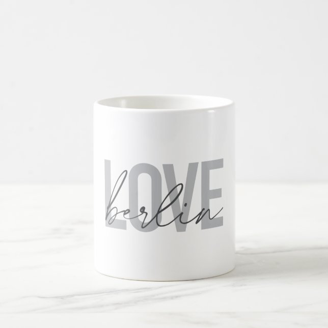 Mug Design urbain, moderne, simple, cool Love Berlin (Centre)