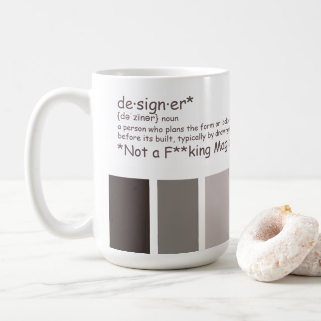 Mug Designer. Pas de magicien (Avec donut)