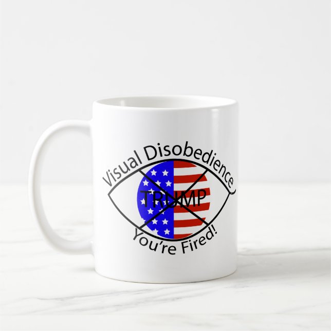 Mug Désobéissance visuelle "Vous êtes virée !" (Gauche)
