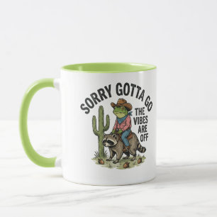Mug Désolé Faut que je parte L'ambiance est faussée Co