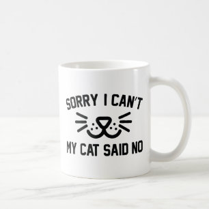 Mug Désolé je ne peux pas