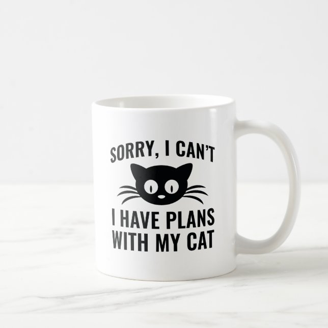 Mug Désolé je ne peux pas (Droite)
