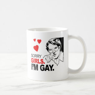Mug Désolé les filles, je suis gay
