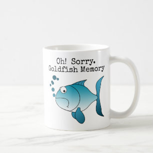 Mug Désolé ! Mémoire du poisson rouge