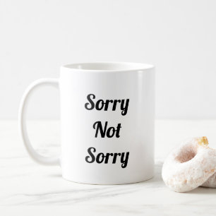 Mug Désolé, non