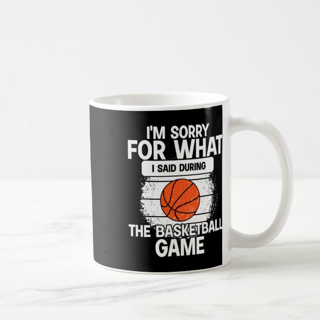 Mug Désolé pour ce que j'ai dit pendant le match de ba (Droite)