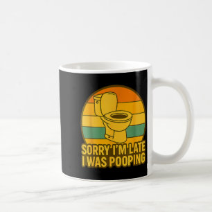 Mug Désolé pour le retard j'étais sur l'ONG, humour dr