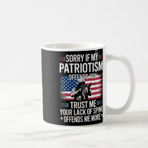 Mug Désolé si mon patriotisme vous offense Drapeau amé