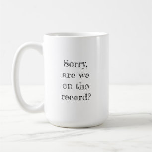 Mug Désolé, sommes-nous au compte rendu ? Musique léga