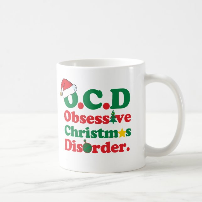Mug Désordre obsédant de Noël (Droite)